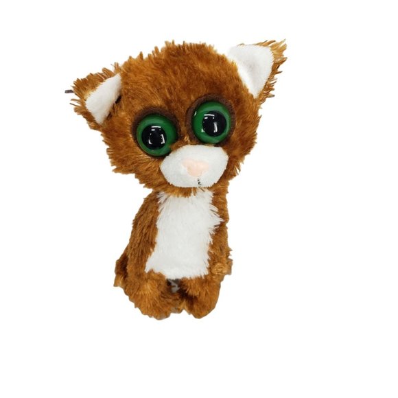 Aurora Twisted Whiskers Big Eyes Plush Cat‎ Stuffed Animal Toy - Picture 1 of 7